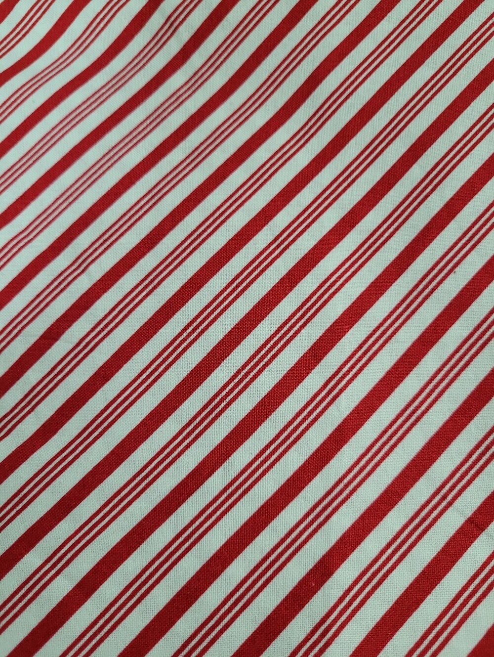 Brother Sister B42-Candy-P36 Red White Stripe Sewing Fabric (0996)